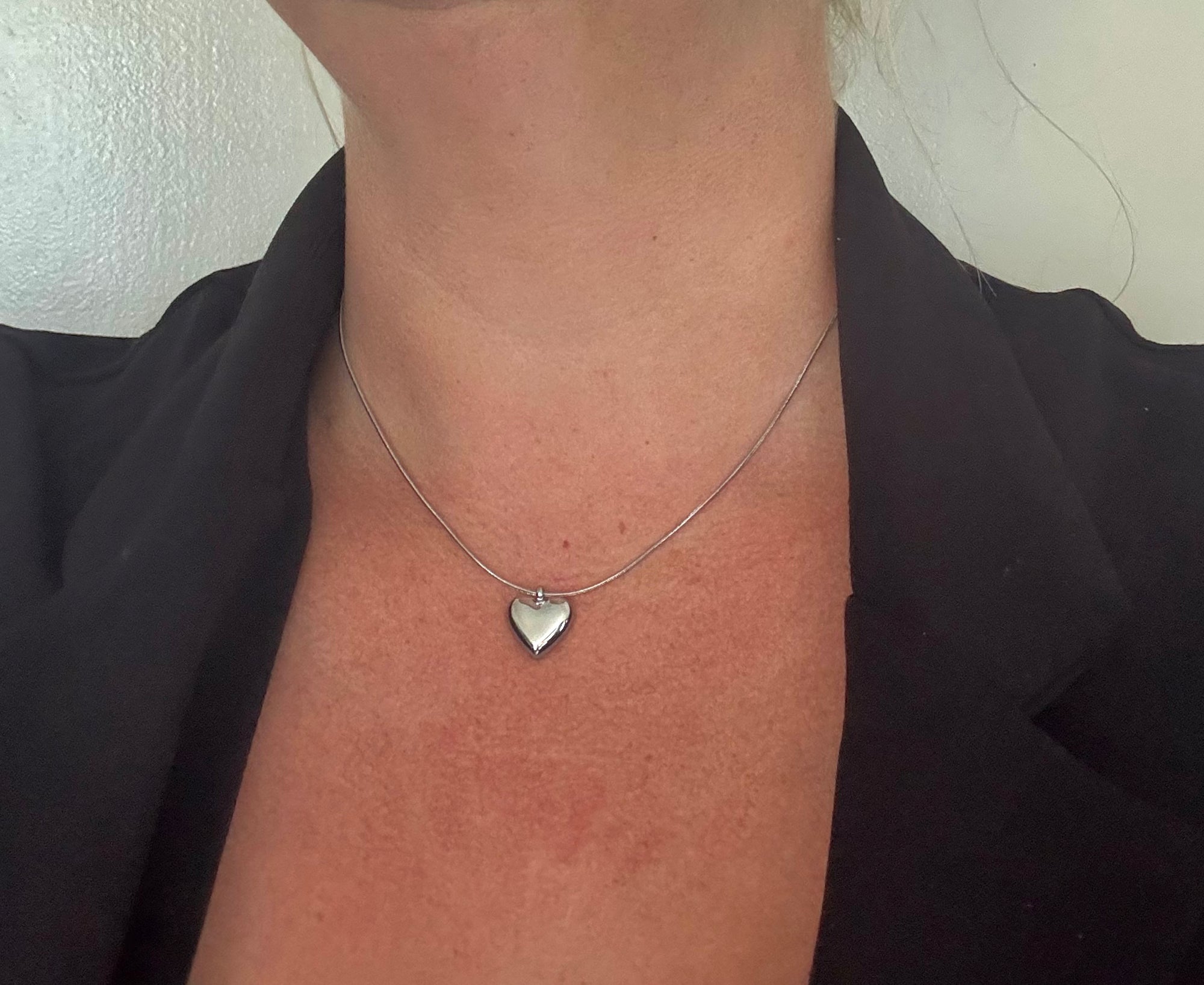 Ketting met Hartvormige hanger (goudkleur)
