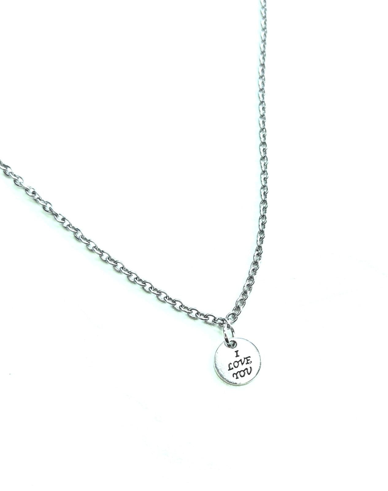 Ketting met I LOVE YOU Hanger - Romantisch Sieraad