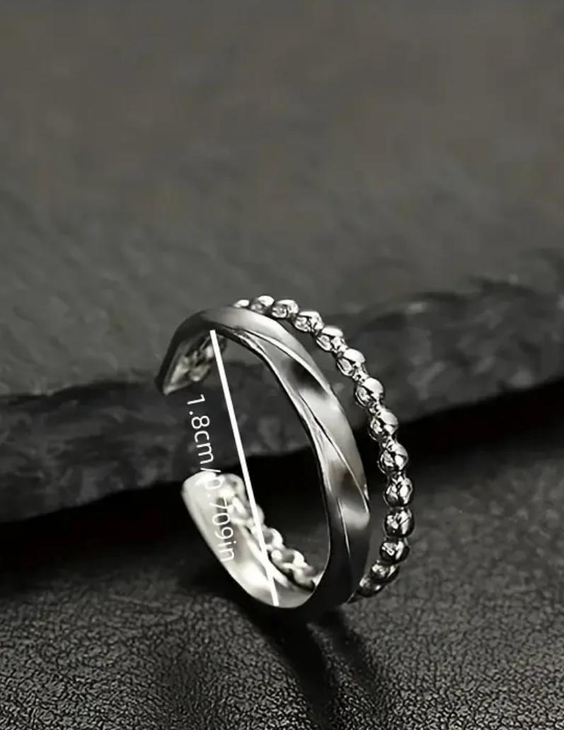 Dubbele Verstelbare Ring - Luxe Dames Sieraden