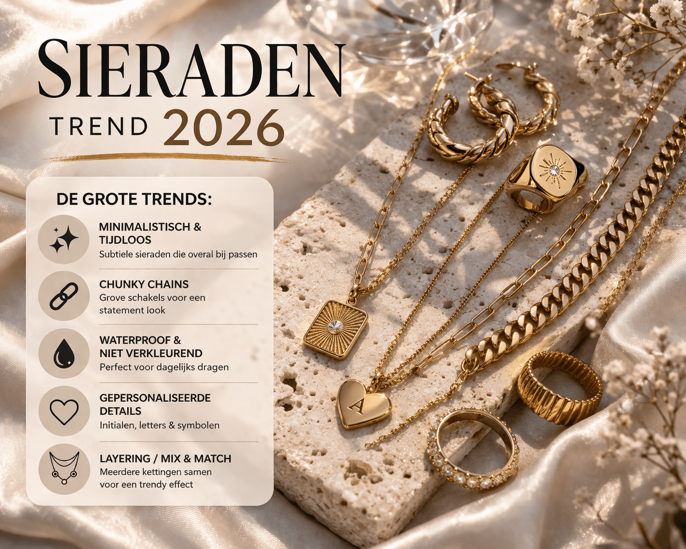 Sieraden trend 2026 