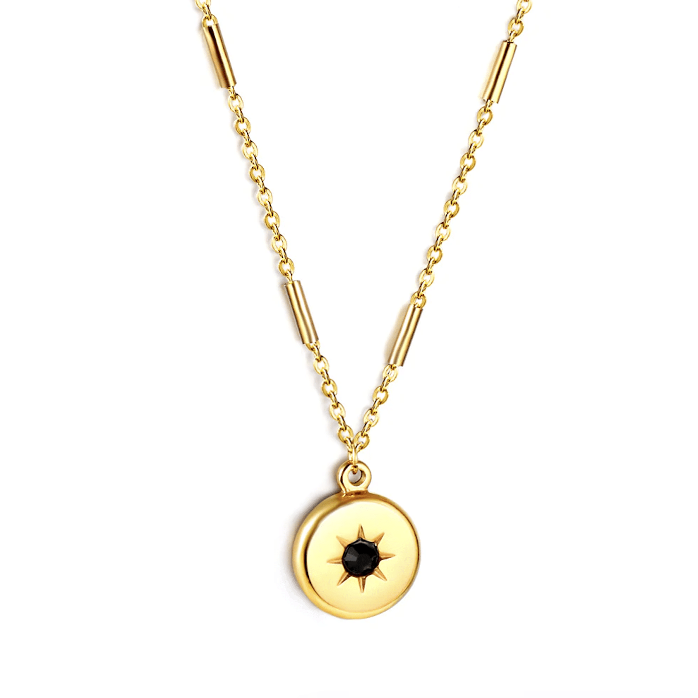 Star ketting Kleur Zilverkleur & Goudkleur