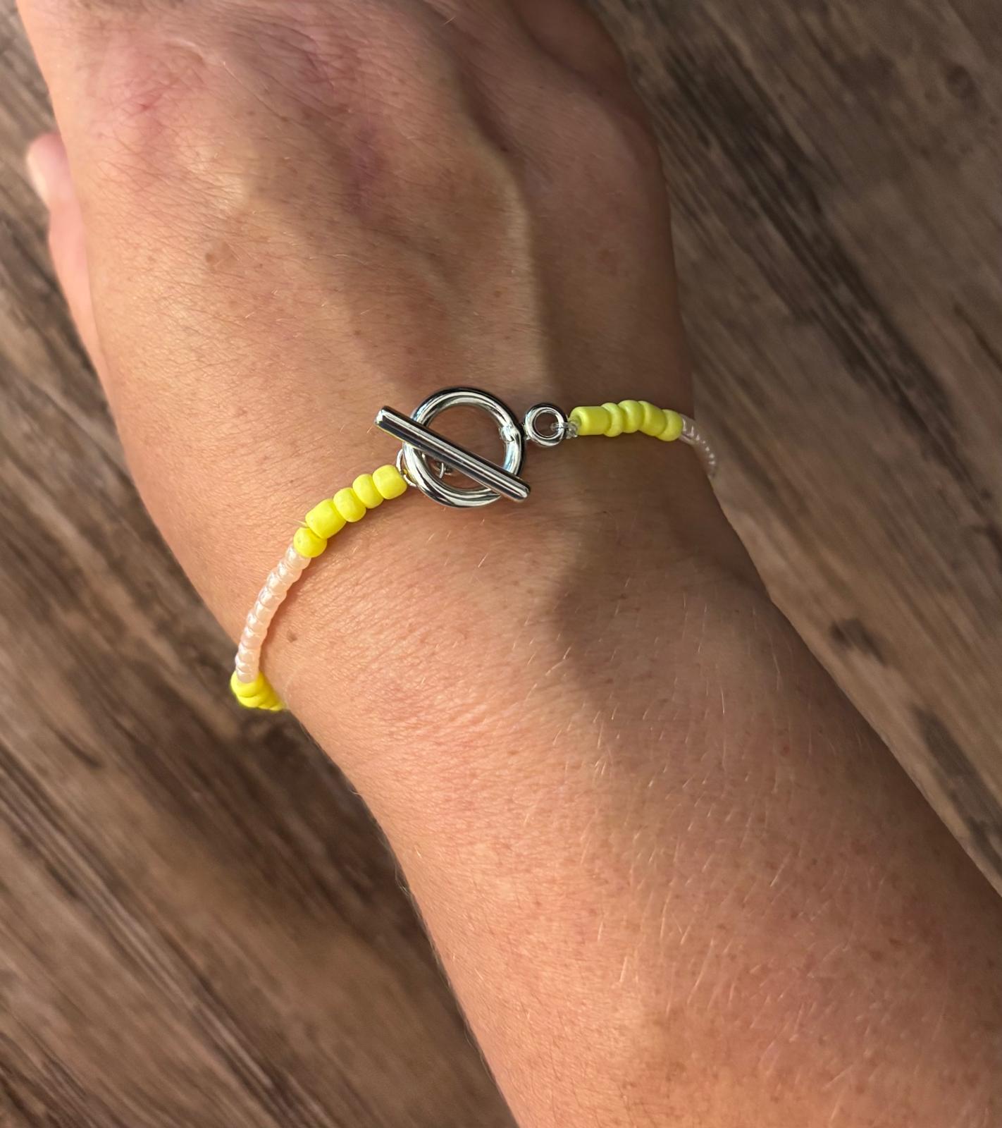 Luxe Ketting Armband Set Geel Zalm met Diamantjes - Elegante Sieraden