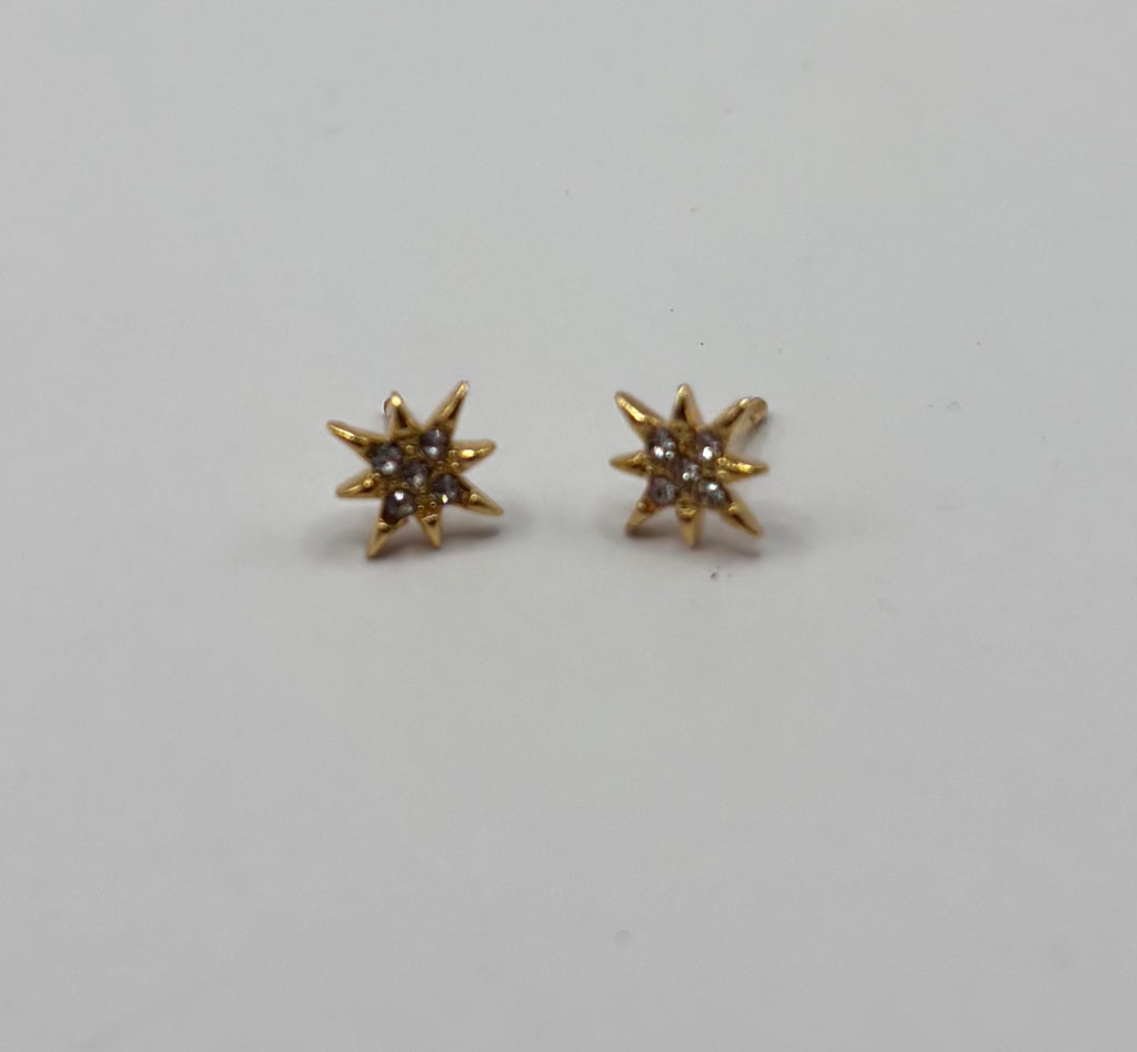 Luxe Diamond Oorbellen  Goudkleur