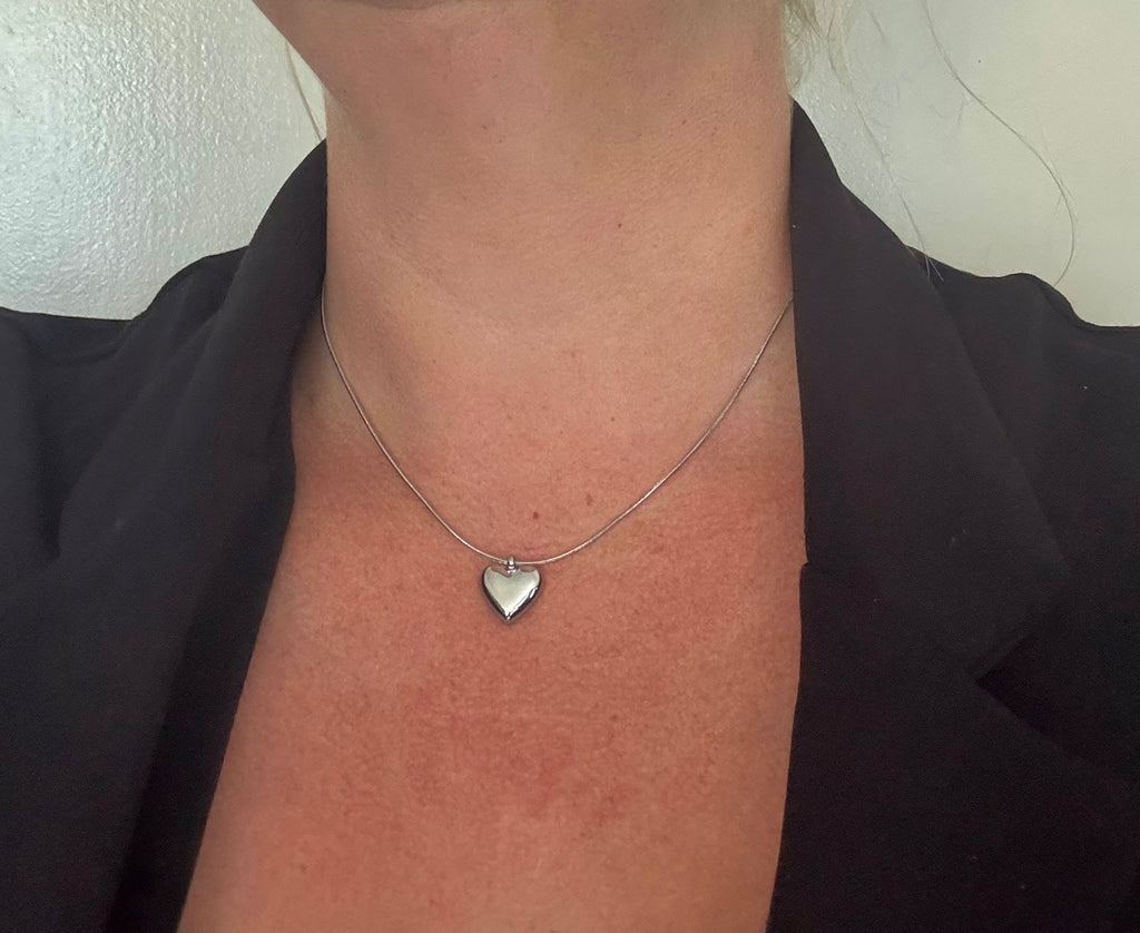 Ketting met Hartvormige hanger (goudkleur)
