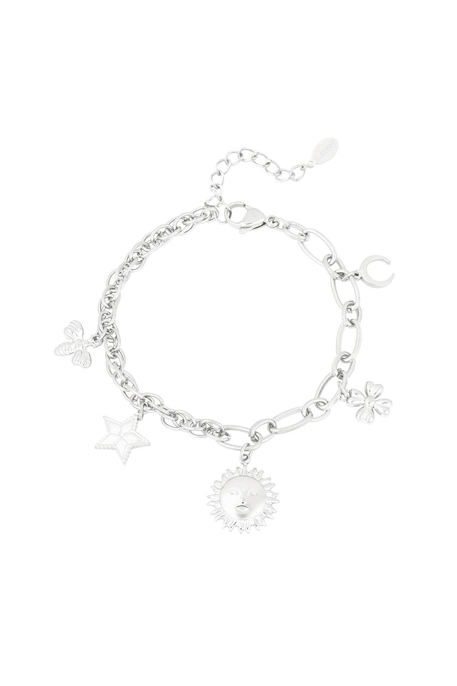 Bedelarmband Sunshine Zilverkleur & Goudkleurig