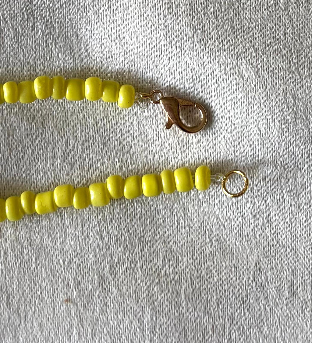 Ketting met bedeltje (geel)