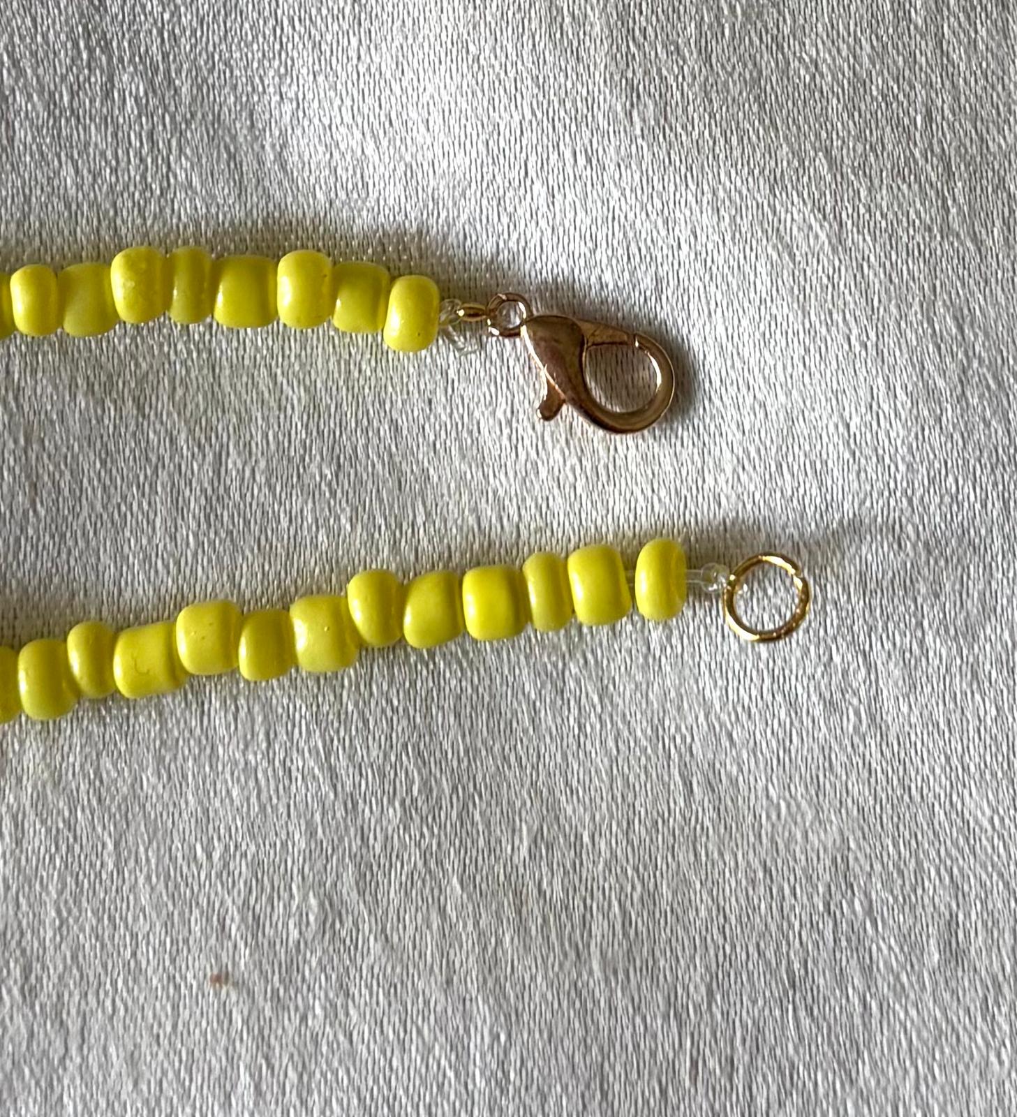 Ketting met bedeltje (geel)
