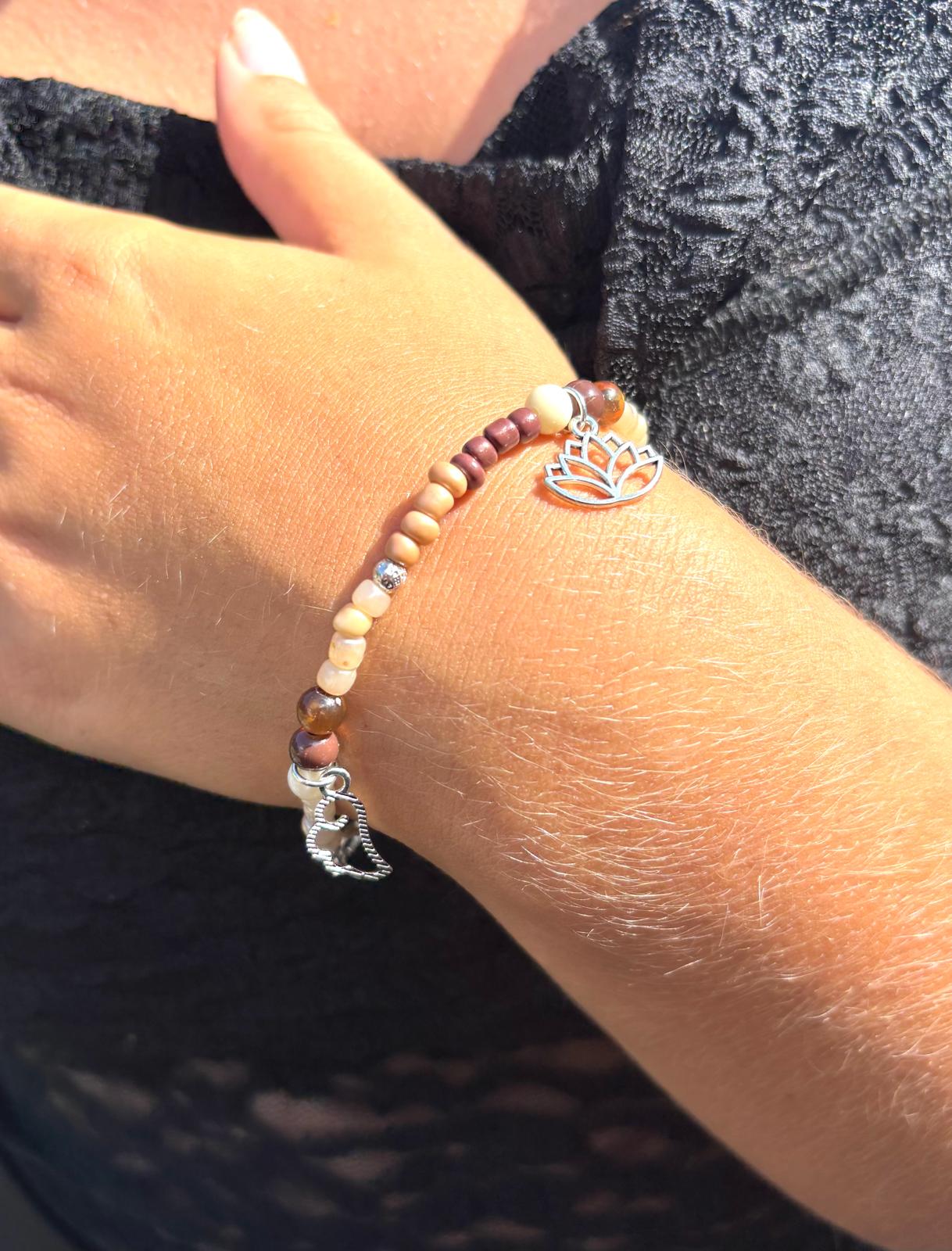 Bedelarmband Lotus