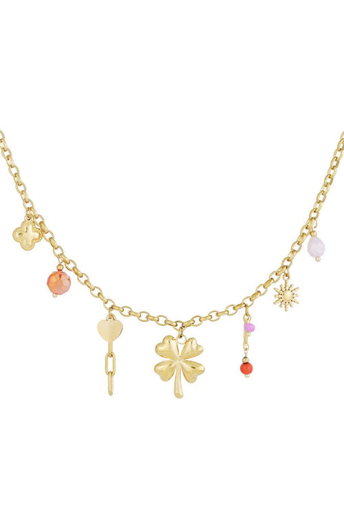 Lucky ketting ( in Goudkleur ) RK Sieraden