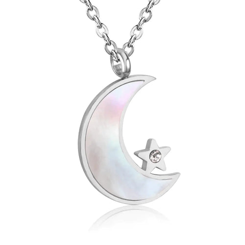 Moon light ketting (Goudkleur & Zilverkleur) RK Sieraden