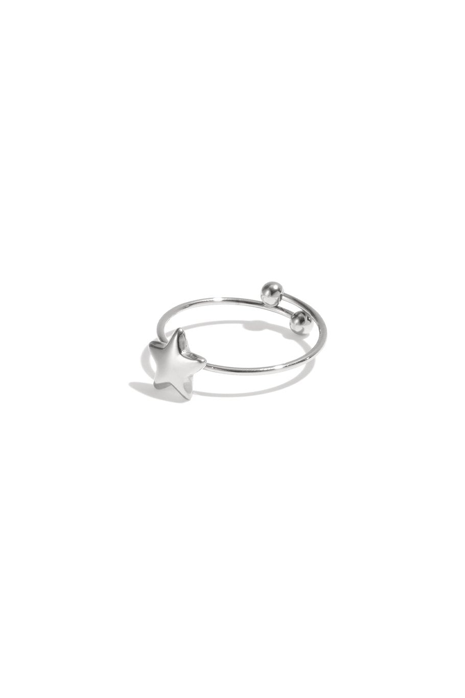 Ster Ring (Verstelbaar) Stainless steel